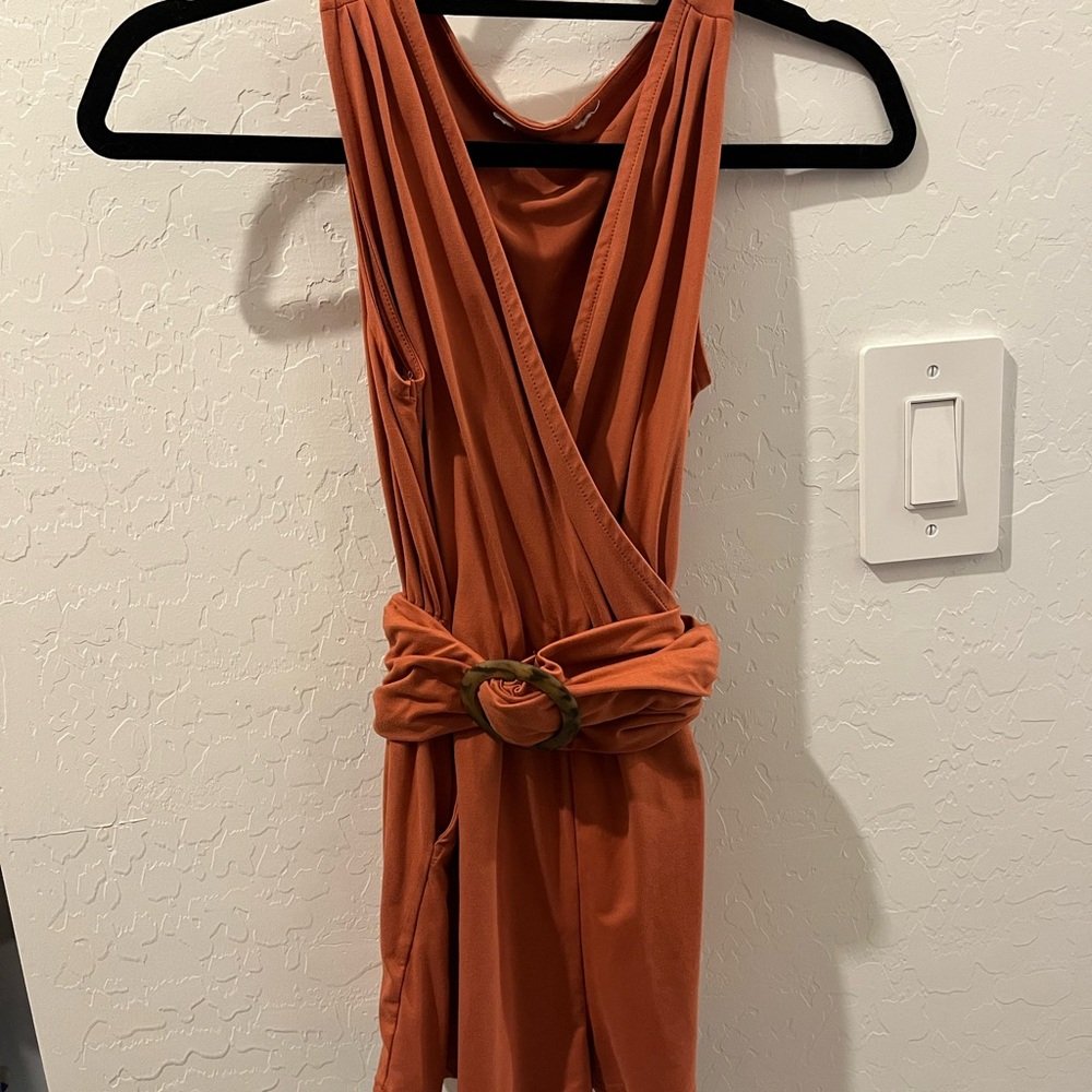 Mauve Crossbody Romper
